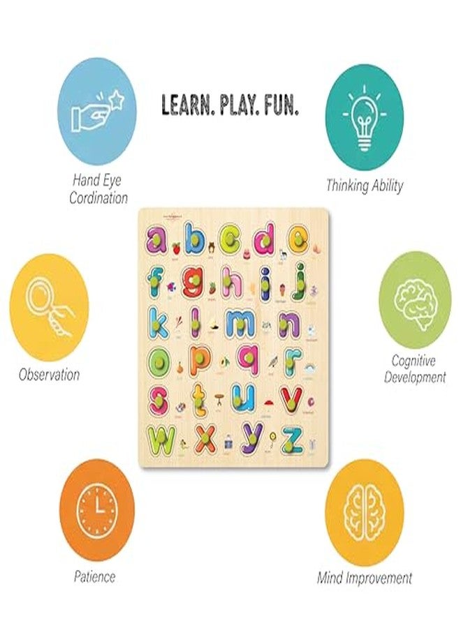 Khilonewale Combo of 6 Wooden Knob Puzzles for Toddlers - 20×30 cm Learning Boards for 3+ Years Kids Toys Boys, (Combo 2) - Image 4